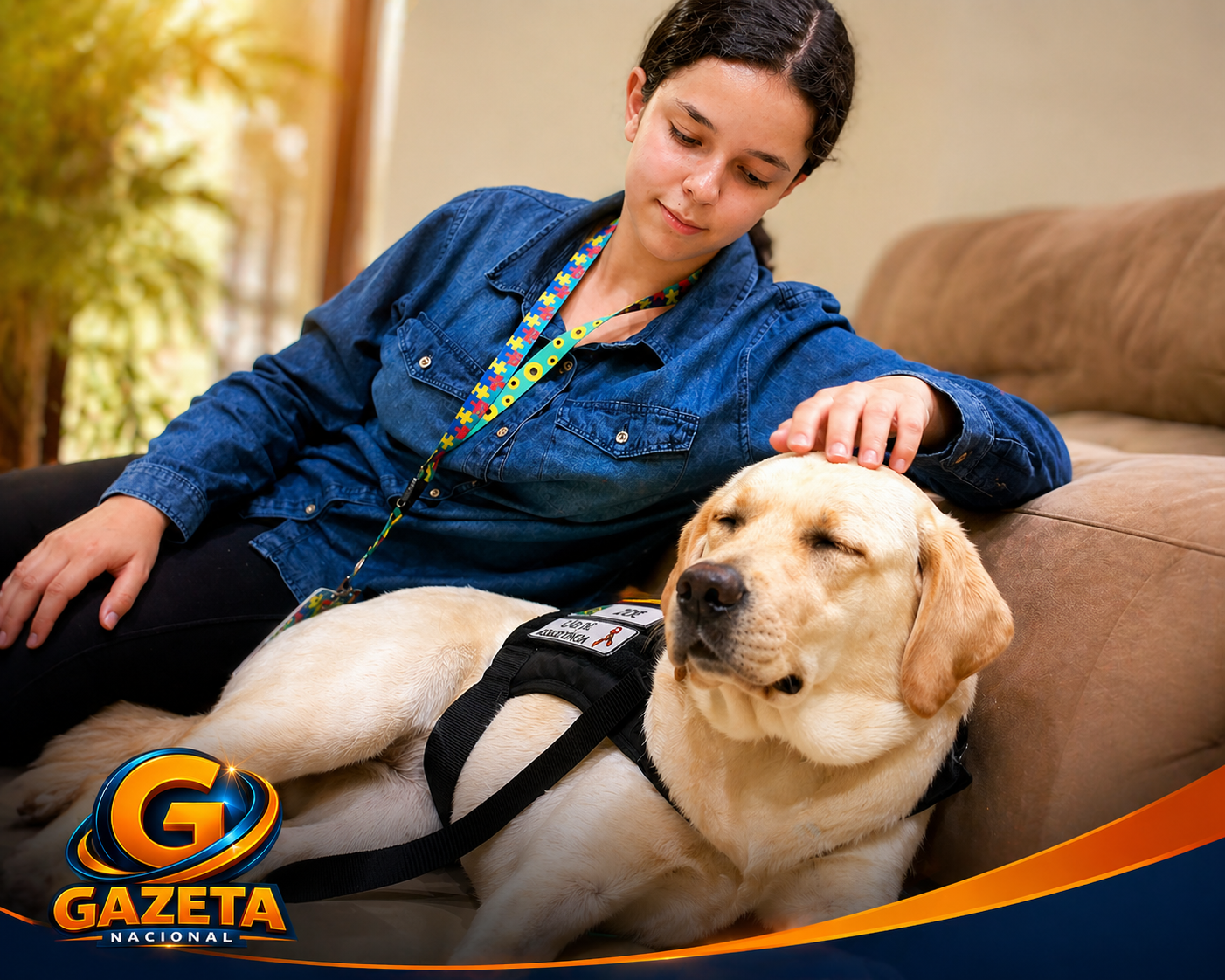 Cão de assistência transforma rotina de estudante com autismo no interior de São Paulo