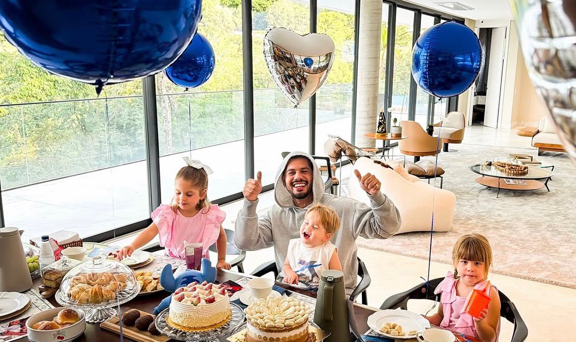 Zé Felipe comemora 28 anos com celebração em família e emociona fãs nas redes