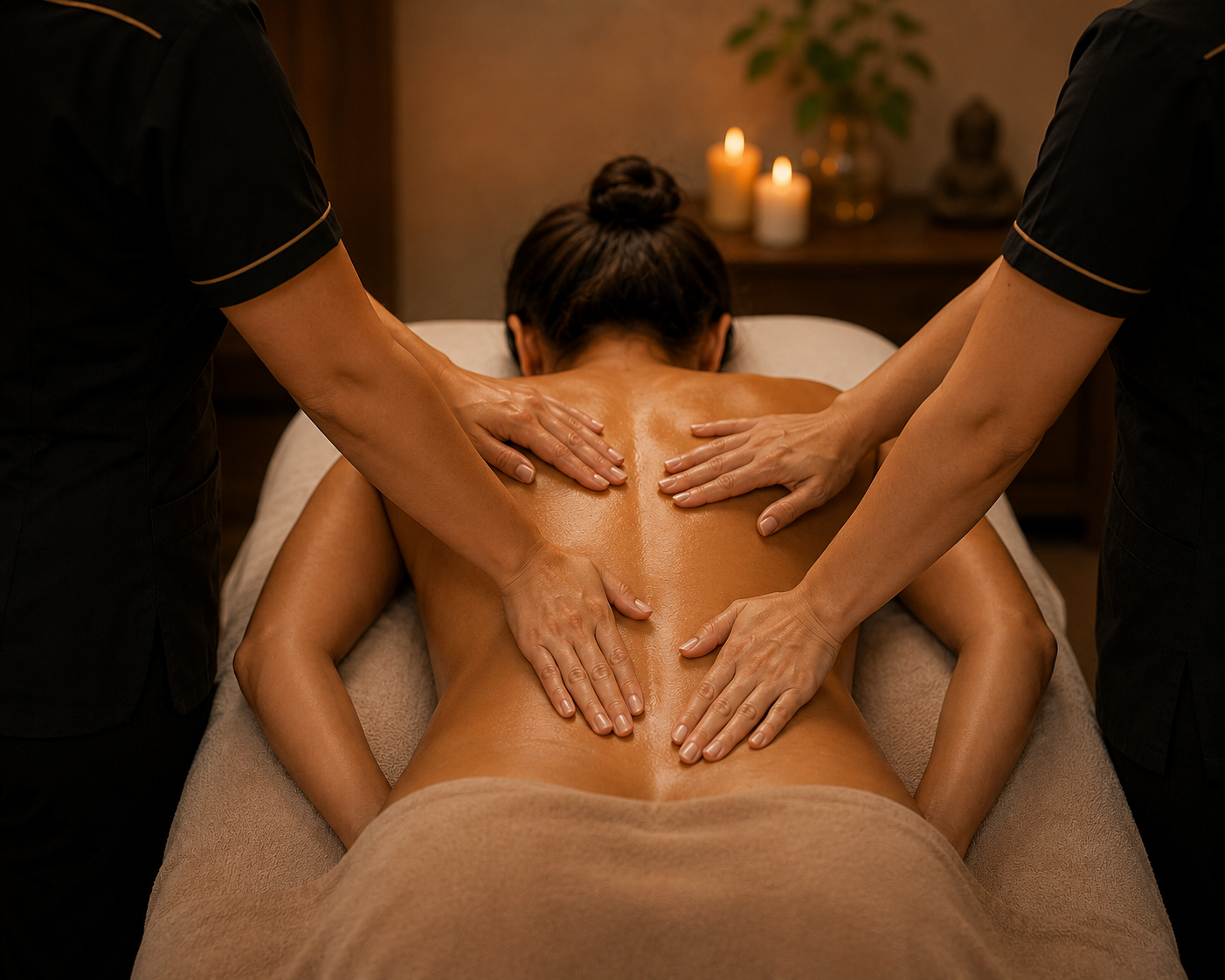 Lunara Viana destaca benefícios da massagem a 4 mãos na Seven Massoterapia