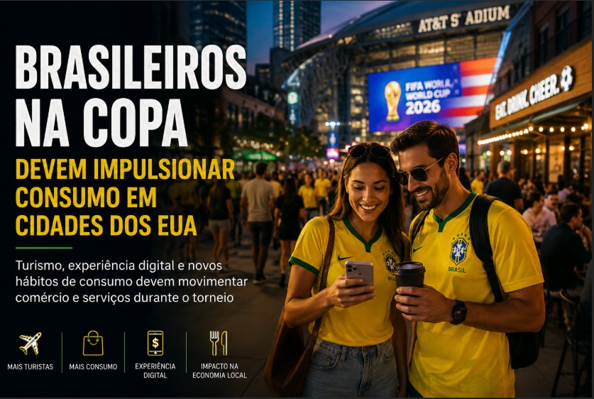 Brasileiros na Copa devem impulsionar consumo em cidades sede dos Estados Unidos