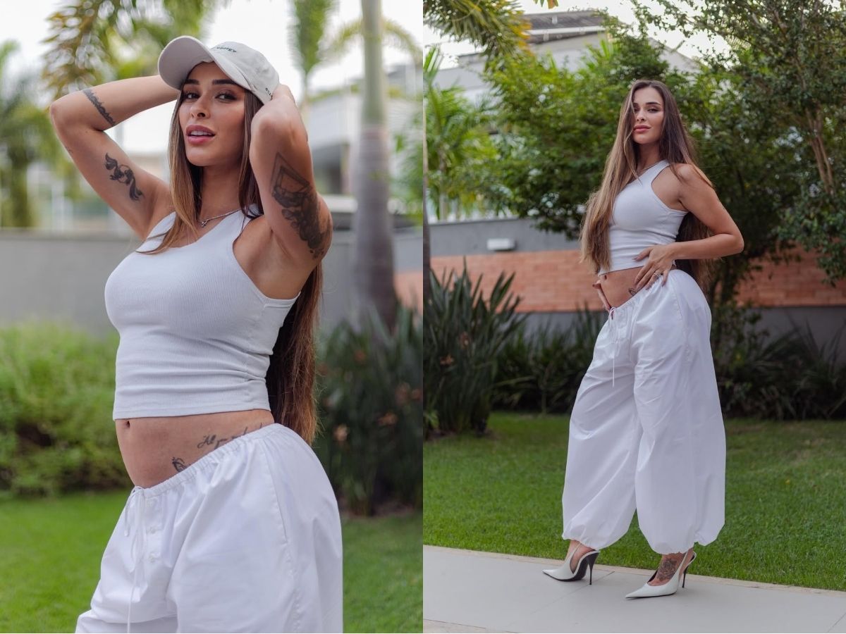 Grávida, Tainá Militão celebra nova fase da gestação e mostra evolução da barriga
