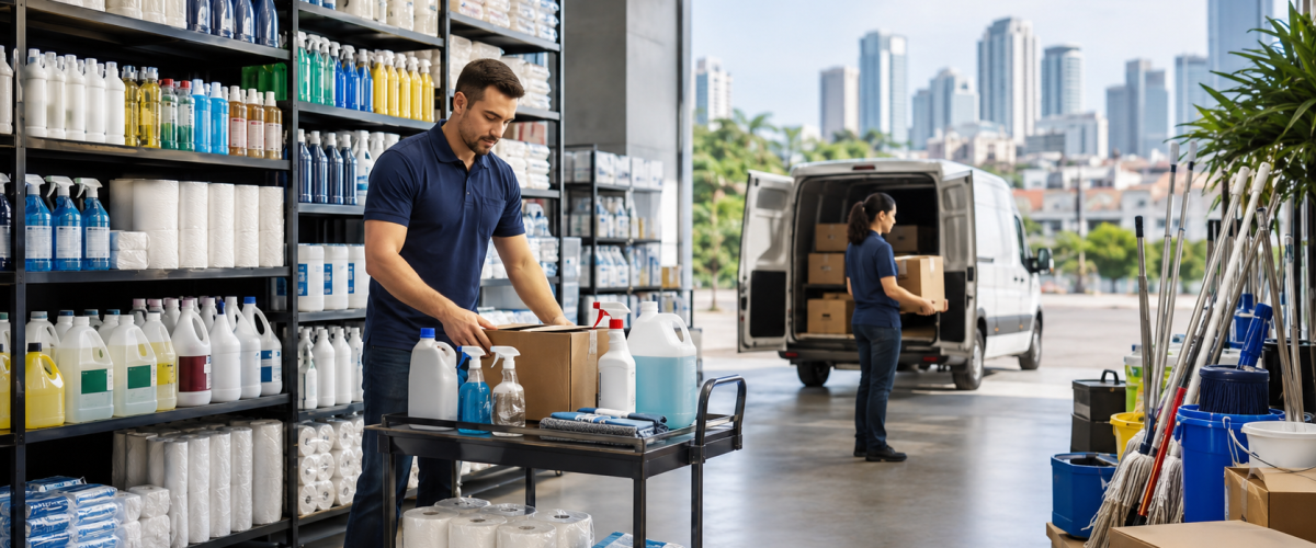 Comprar produtos de limpeza com entrega em São Paulo exige fornecedor certo e planejamento