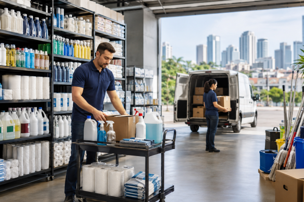 Comprar produtos de limpeza com entrega em São Paulo exige fornecedor certo e planejamento