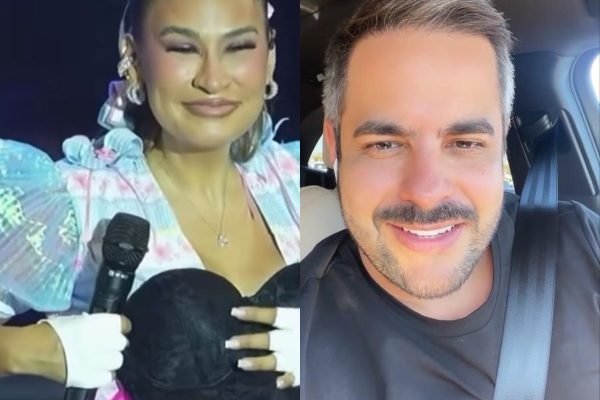 Simone Mendes se diverte com presente inusitado durante show e reação viraliza
