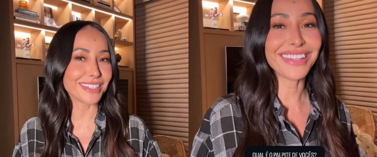 Sabrina Sato muda os planos e anuncia chá revelação da segunda gravidez