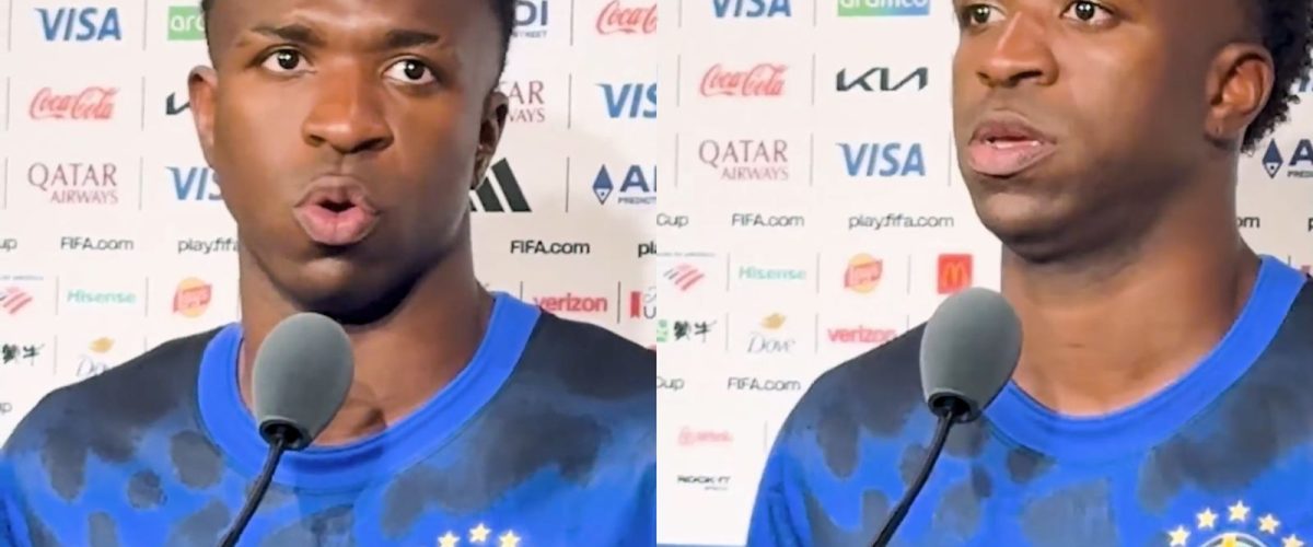 Após gol pela Seleção, Vinícius Jr. responde sobre dedicatória e desperta curiosidade dos fãs