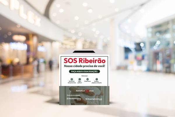 RibeirãoShopping e ShoppingSantaÚrsula recebem doações para famílias afetadas pela tempestade em Ribeirão Preto