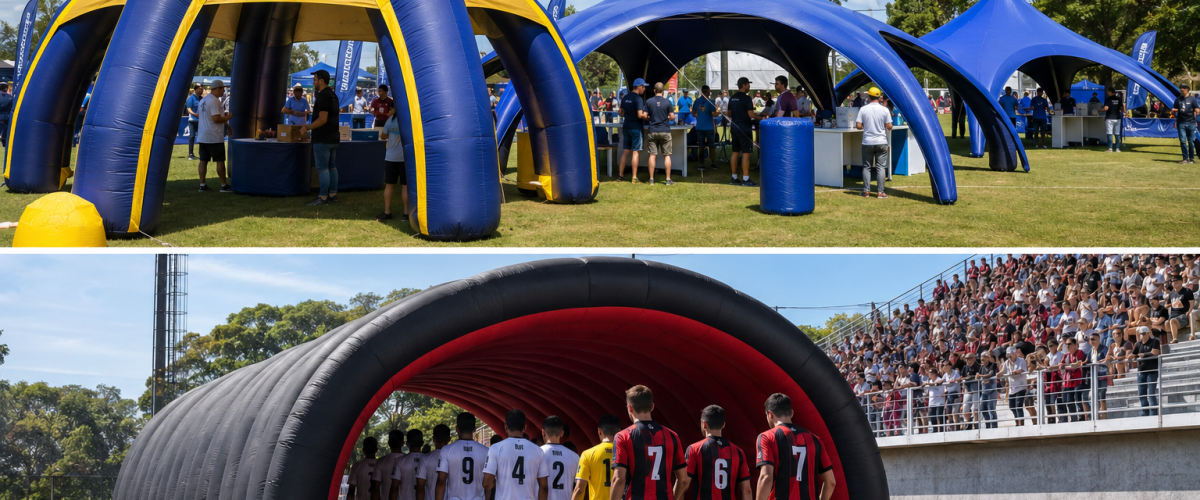 Estruturas que organizam, protegem e transformam a experiência em eventos