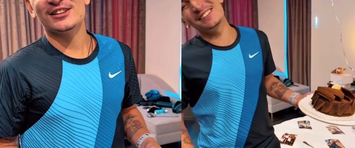 Ary Mirelle emociona João Gomes com homenagem de aniversário durante viagem do cantor