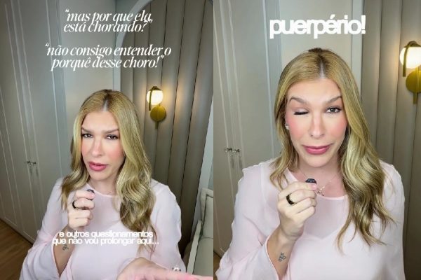 Lore Improta revela choro e insegurança no puerpério após nascimento de Levi