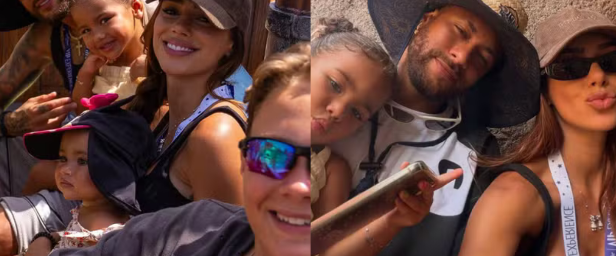Bruna Biancardi mostra dias de lazer em Orlando ao lado de Neymar e dos filhos