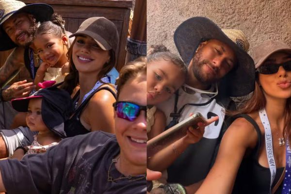 Bruna Biancardi mostra dias de lazer em Orlando ao lado de Neymar e dos filhos