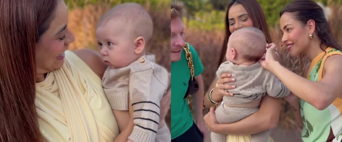Lexa celebra convite para apadrinhar filho de Gabi Luthai e Teo Teló