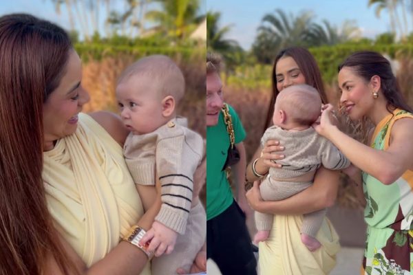 Lexa celebra convite para apadrinhar filho de Gabi Luthai e Teo Teló