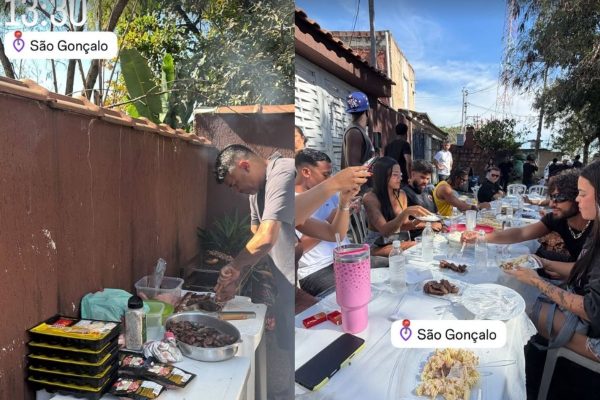 Virginia Fonseca passa o dia em São Gonçalo após reatar relacionamento com Vini Jr.