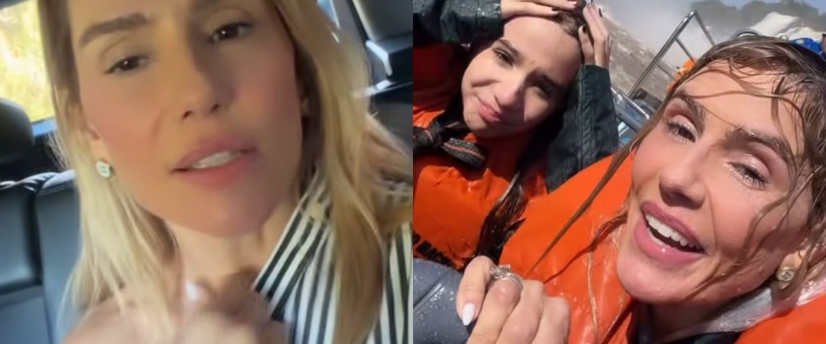 Deborah Secco compartilha emoção vivida nas Cataratas durante viagem com Maria Flor