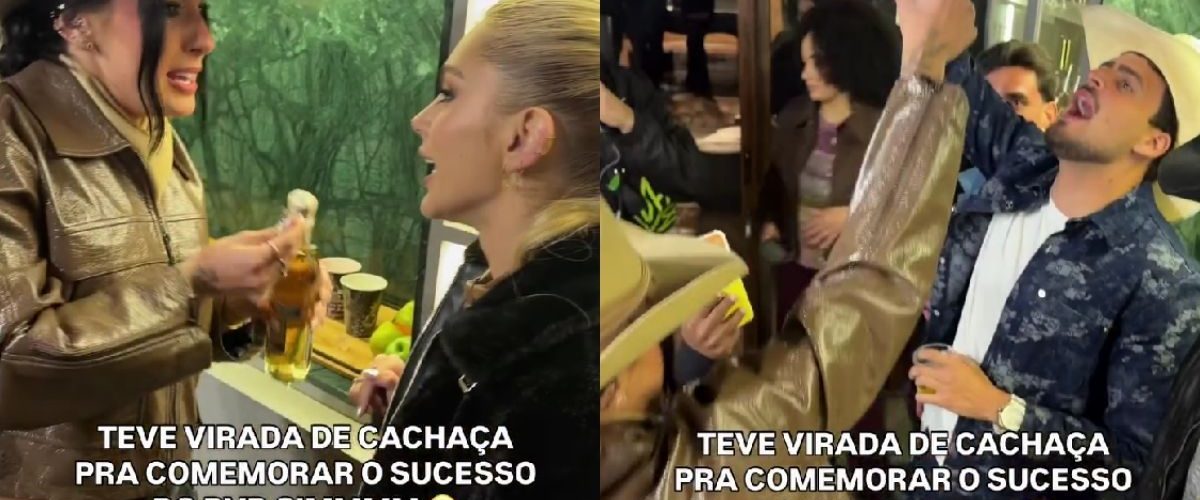 Após gravação de DVD, Ana Castela e Duda Bertelli fazem festa nos bastidores e agitam a web