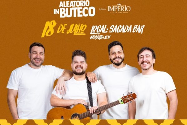 “Aleatório in Buteco” estreia label própria em Ribeirão Preto no dia 18 de julho