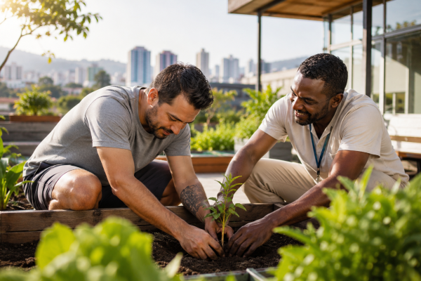 A reabilitação começa quando a pessoa encontra suporte para reconstruir a própria história
