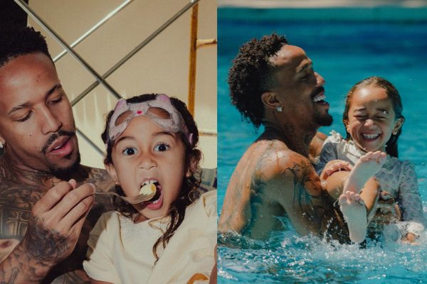 Éder Militão publica fotos com Cecília durante as férias e celebra relação com a filha