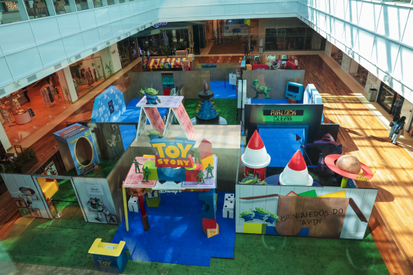 RibeirãoShopping recebe atração inédita inspirada em Toy Story nas férias