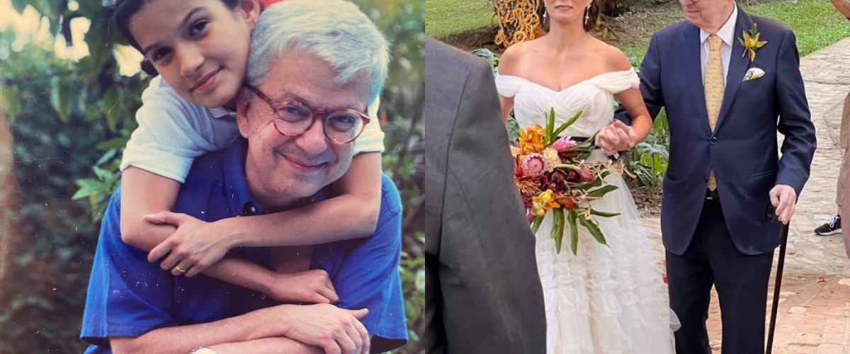 Maria Eduarda Machado emociona ao se despedir do pai, Renato Machado, nas redes sociais