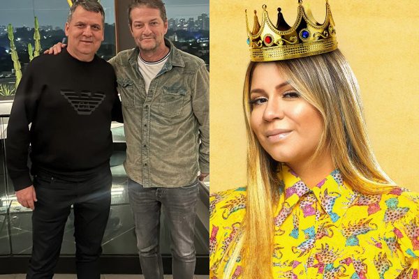 Encontro entre Wander Oliveira e Marcelo Serrado marca preparação para filme sobre Marília Mendonça