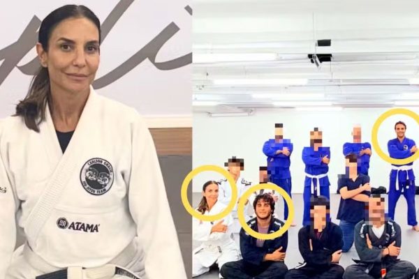 Ivete Sangalo treina jiu-jítsu com o filho e Daniel Cady após separação