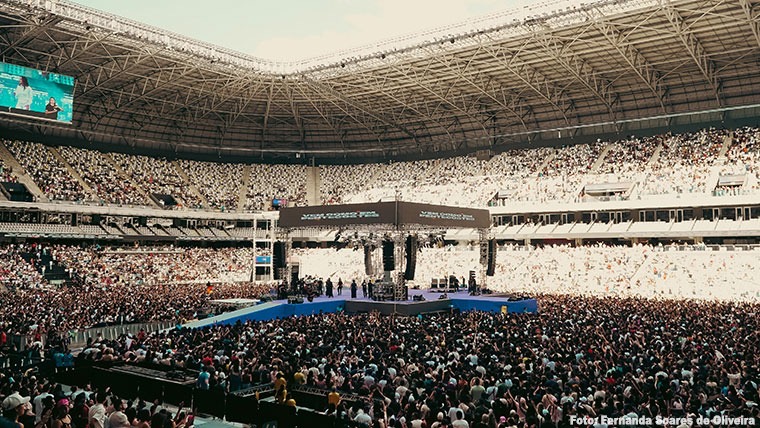 Aguiar MultiMusic presença no Palco 360 do Ore Comigo maior festival gospel privado do país