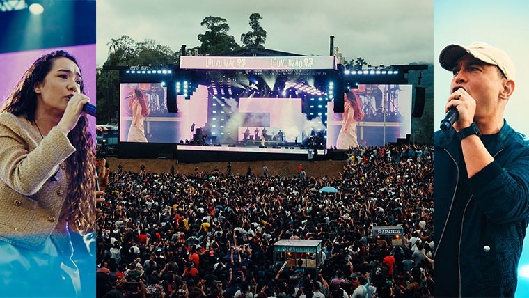Aguiar MultiMusic leva quatro artistas do escritório para o palco do Louvorzão 93