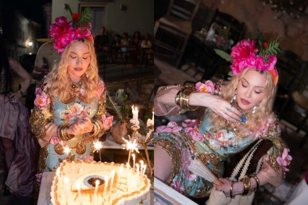 Madonna comemora aniversário na Grécia em viagem com filhos e namorado