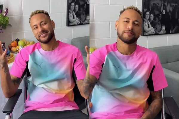 Neymar compartilha momento de carinho entre Mavie e Helena