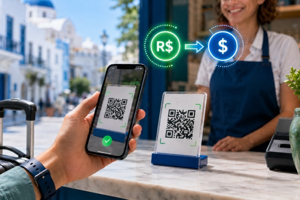 Pagamento via Pix avança em viagens internacionais e amplia alternativas para brasileiros no exterior