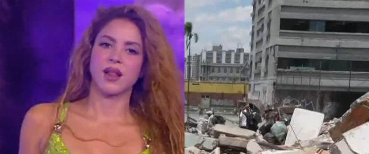 Shakira visita região afetada por terremoto e anuncia ajuda milionária para escolas