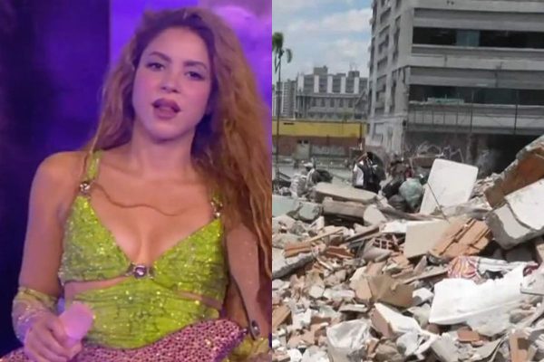 Shakira visita região afetada por terremoto e anuncia ajuda milionária para escolas