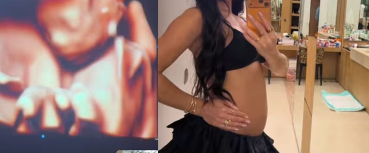 Sabrina Sato mostra ultrassom do bebê e revela como Nicolas Prattes acompanhou o exame