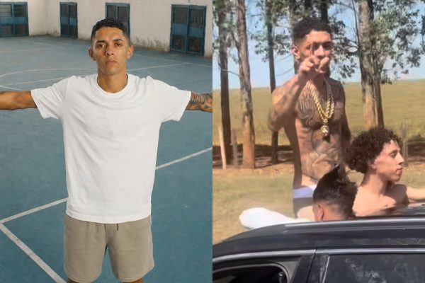 Buzeira deixa prisão após dez meses e comemora retorno ao lado de amigos