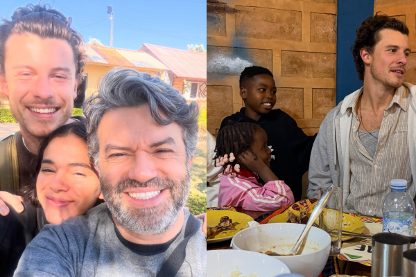 Bruna Marquezine e Shawn Mendes conhecem projeto social em Angola e participam de ações humanitárias