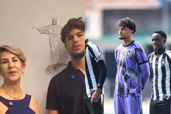 Avó de Bruninho se revolta com comparações ao pai após punição no Botafogo: “É cruel”