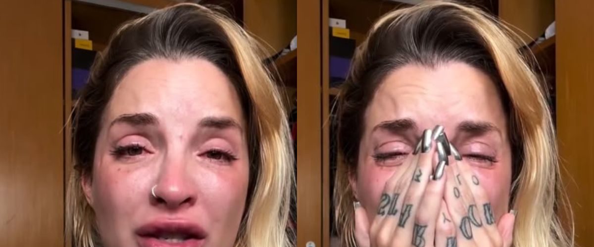 Clara Aguilar chora ao relatar conflitos com ex-marido durante divórcio