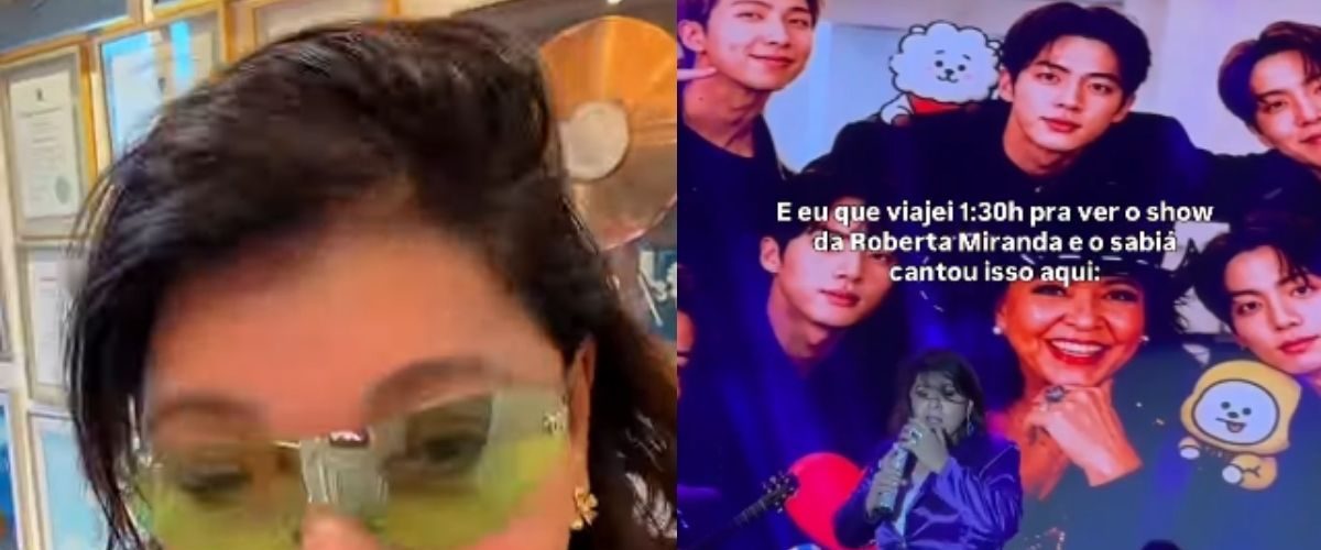 Roberta Miranda diverte fãs ao homenagear BTS durante apresentação no Rio Grande do Norte