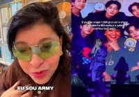 Roberta Miranda diverte fãs ao homenagear BTS durante apresentação no Rio Grande do Norte