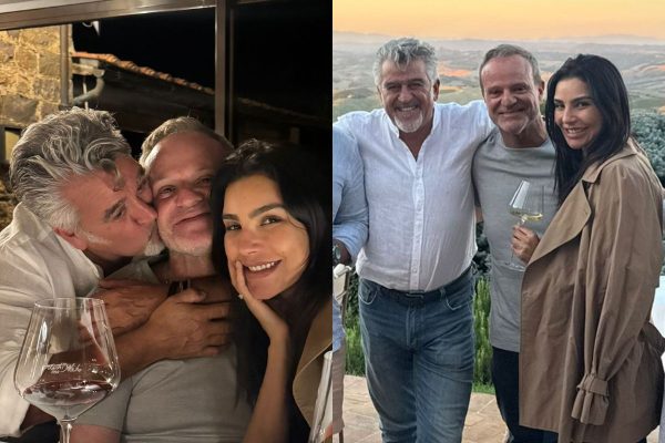 Cíntia Chagas e Rubens Barrichello curtem viagem romântica na Itália após oficializarem namoro