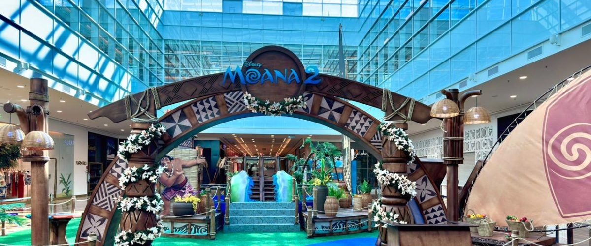 Moana 2 é tema do circuito de desafios e brincadeiras no RibeirãoShopping
