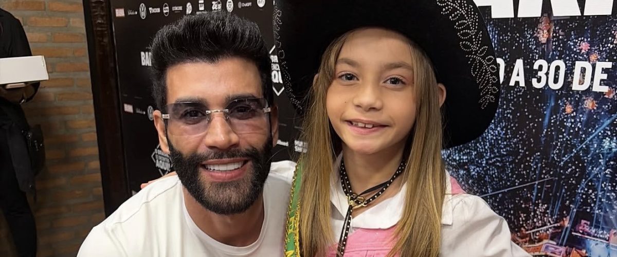 Mini Rainha Nacional do Rodeio 2026, Alycia Vitória Soares conquista elogios de Gusttavo Lima durante cobertura do Barretão 2026