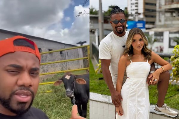 Davi Brito mostra preparação do churrasco para casamento com Emilly e surpreende seguidores