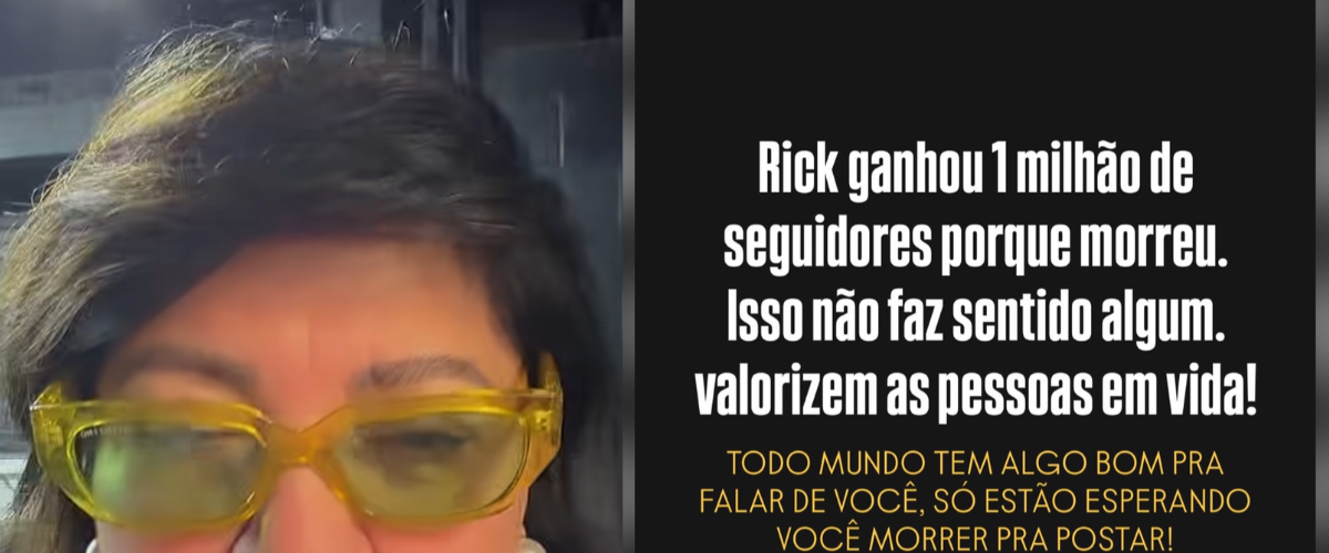 Roberta Miranda comenta crescimento de seguidores de Rick após morte: “Chega a ser cruel”