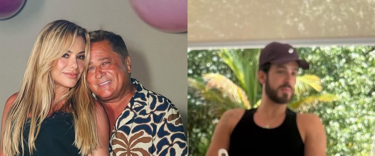 Poliana Rocha celebra visita de João Guilherme à casa de Leonardo em Goiânia
