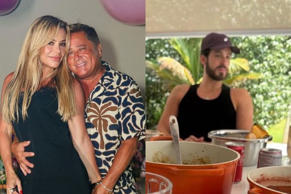 Poliana Rocha celebra visita de João Guilherme à casa de Leonardo em Goiânia