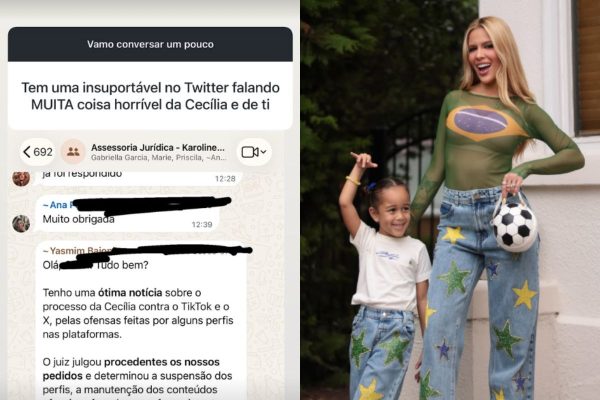 Justiça determina suspensão de perfis após ataques contra filha de Karoline Lima